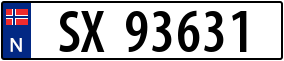 Truck License Plate